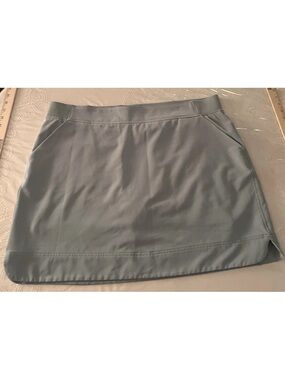 32 Degrees Cool Plus Sz XXL Elastic Waist Lt Blue Skort Skirt Side Pockets NWOT